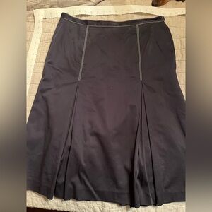 Navy blue nautical style skirt